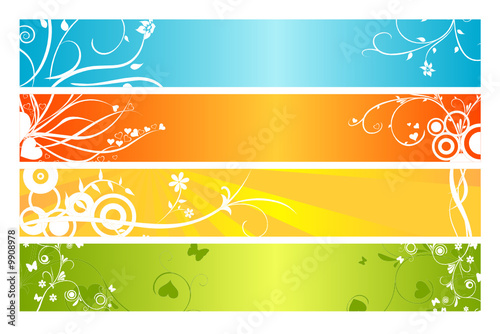 colorful vector banner designs