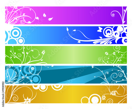 colorful vector banner designs