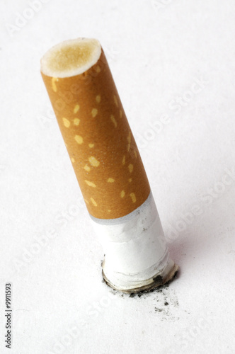 cigarette on white background