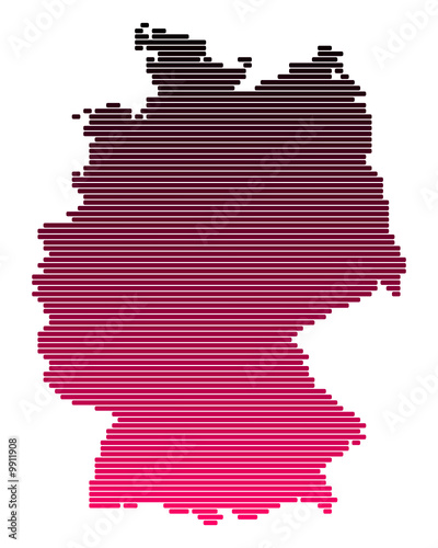 Karte von Deutschland