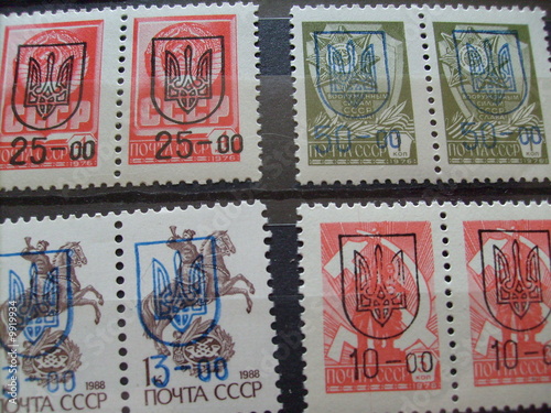 timbres et surcharges