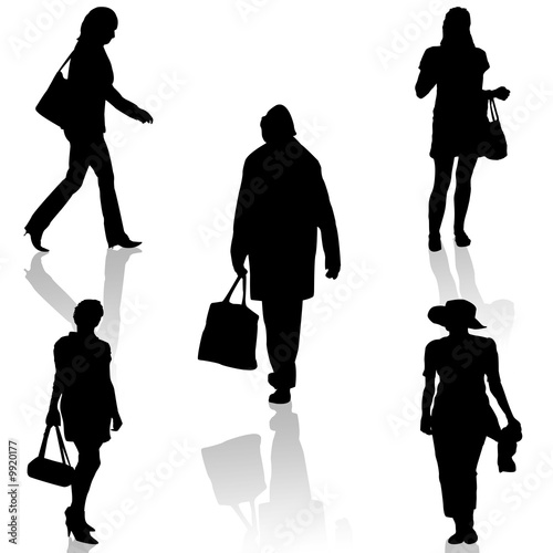 Female shopping photo