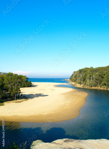 A tropical beach in Sydney National Park, Australia