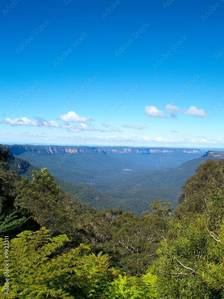 Beautiful view in the blue mountains, Katoomba, Australia