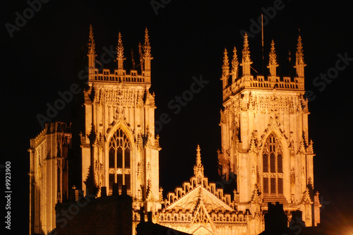 View of York minster taken at night