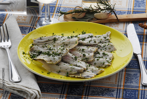 Alborelle o sardine salate - Antipasti Lombardia Ricetta photo