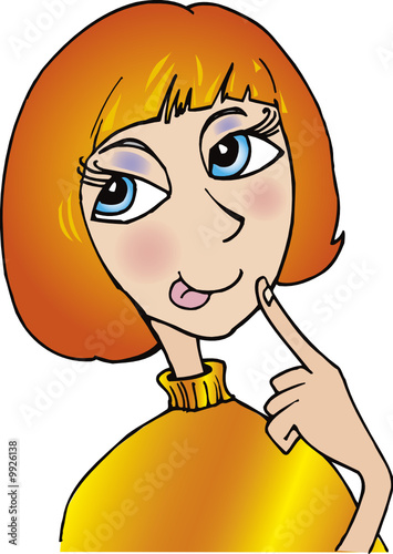 girl thinking