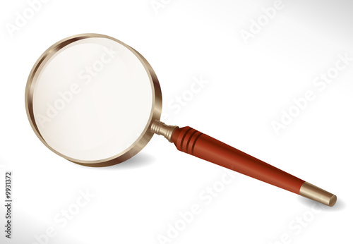 magnifier - isolated object