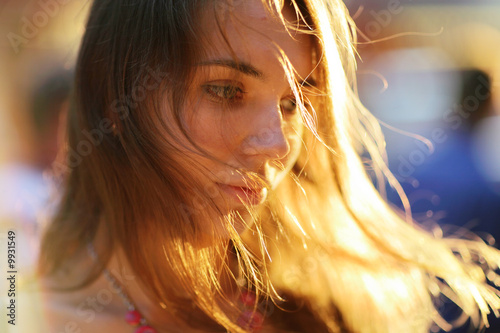 Φωτογραφία Portrait of a beautiful young woman. Close-up, shallow DOF.