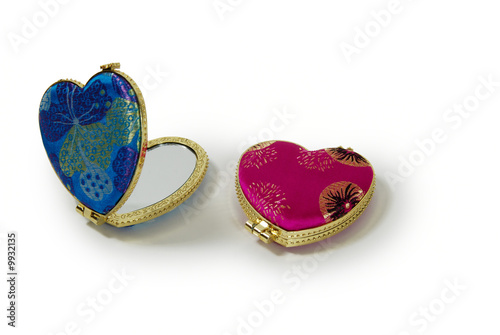 Heart Shaped Compact mirror