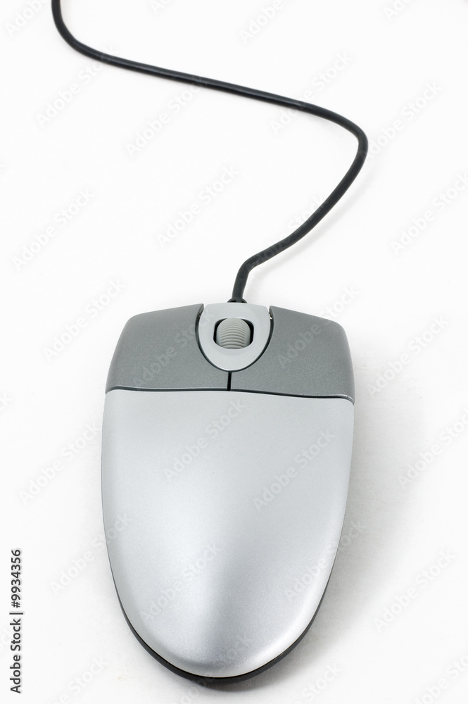computer mouse on the white background in studio computer mouse on the white background in studio