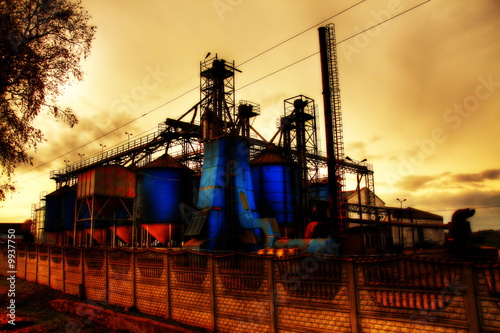 Fotografía Industrial zone (fairylike effect)