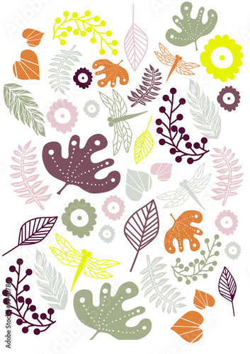 nature card composition