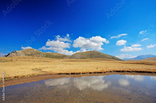 Pond in Mavrovo region, Macedonia