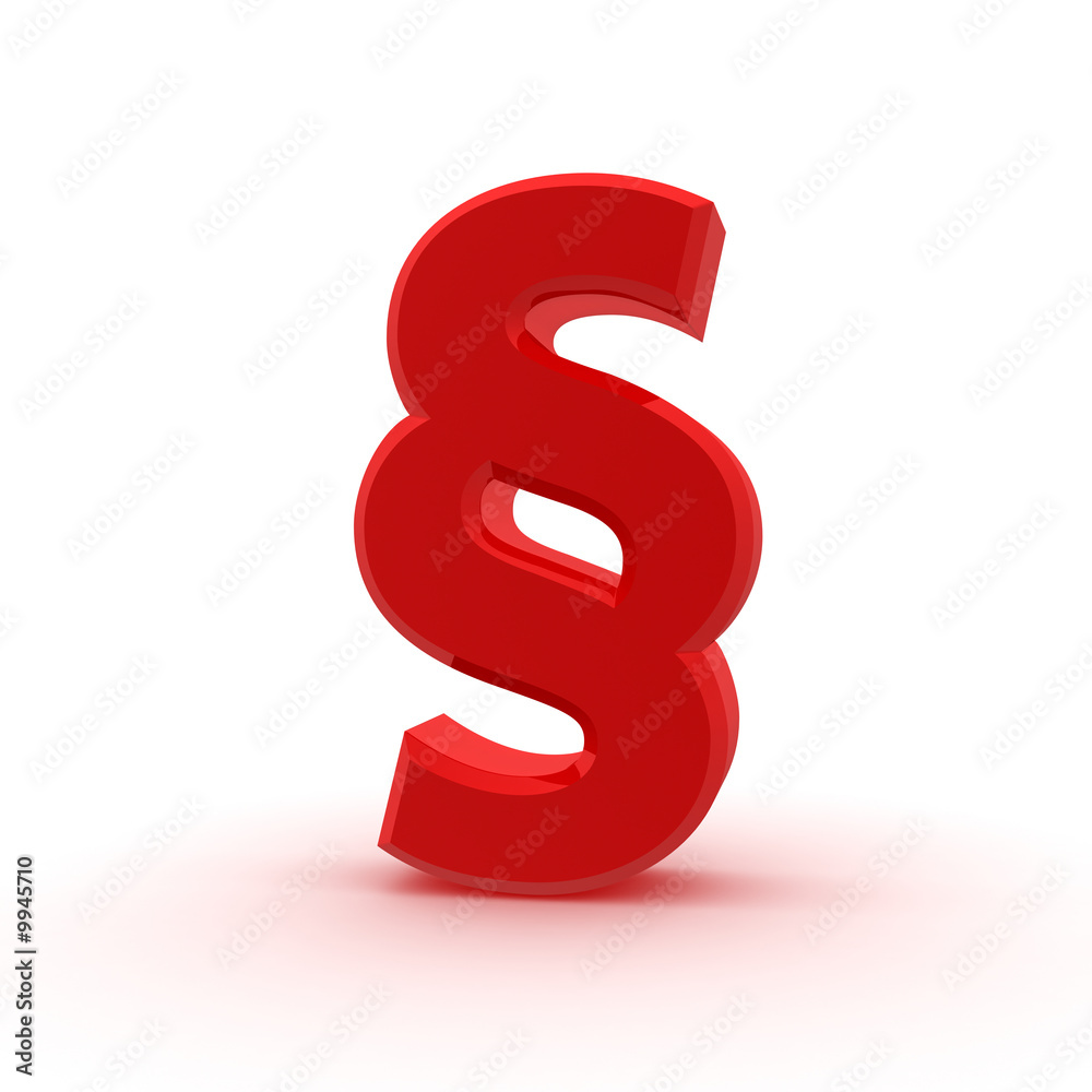 Render of paragraph sign Render of paragraph sign