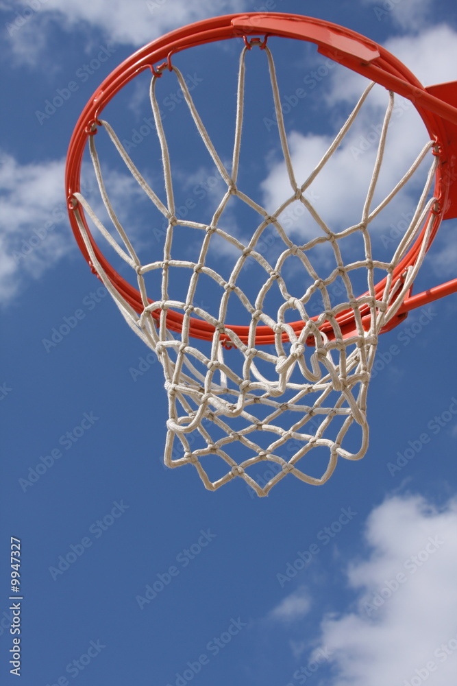 Basketball Hoop with copy space