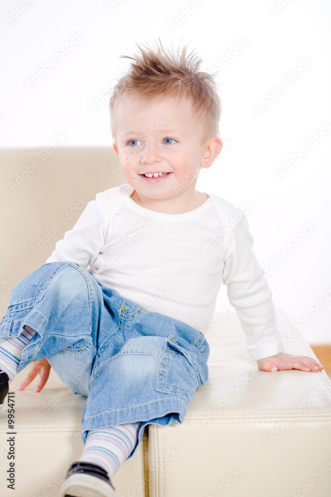 Portrait of 2 years old happy baby boy, smiling. Portrait of 2 years old happy baby boy, smiling.