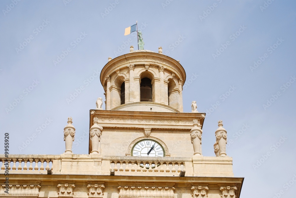 Fototapeta premium Détail de la mairie de Arles