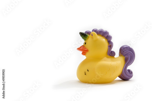 rubber duck as a unicorn