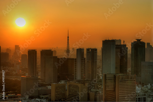 Sweltering Tokyo