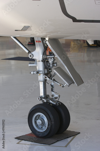 Fotografija Detail of Private Jet Landing Gear