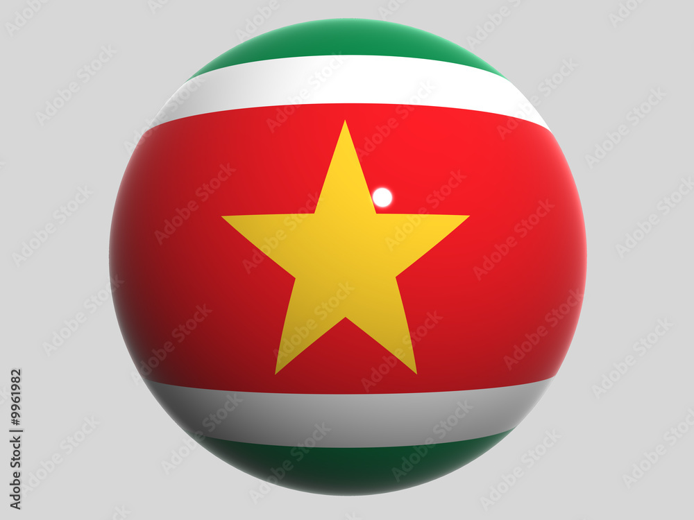 National Flag. Suriname National Flag. Suriname