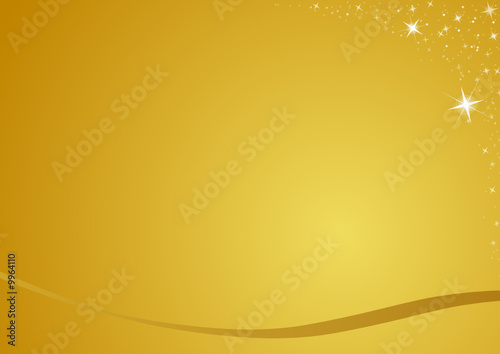 Merry Christmas gold decorations