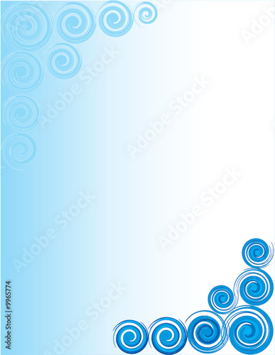 Graceful backround in a curl.Vector