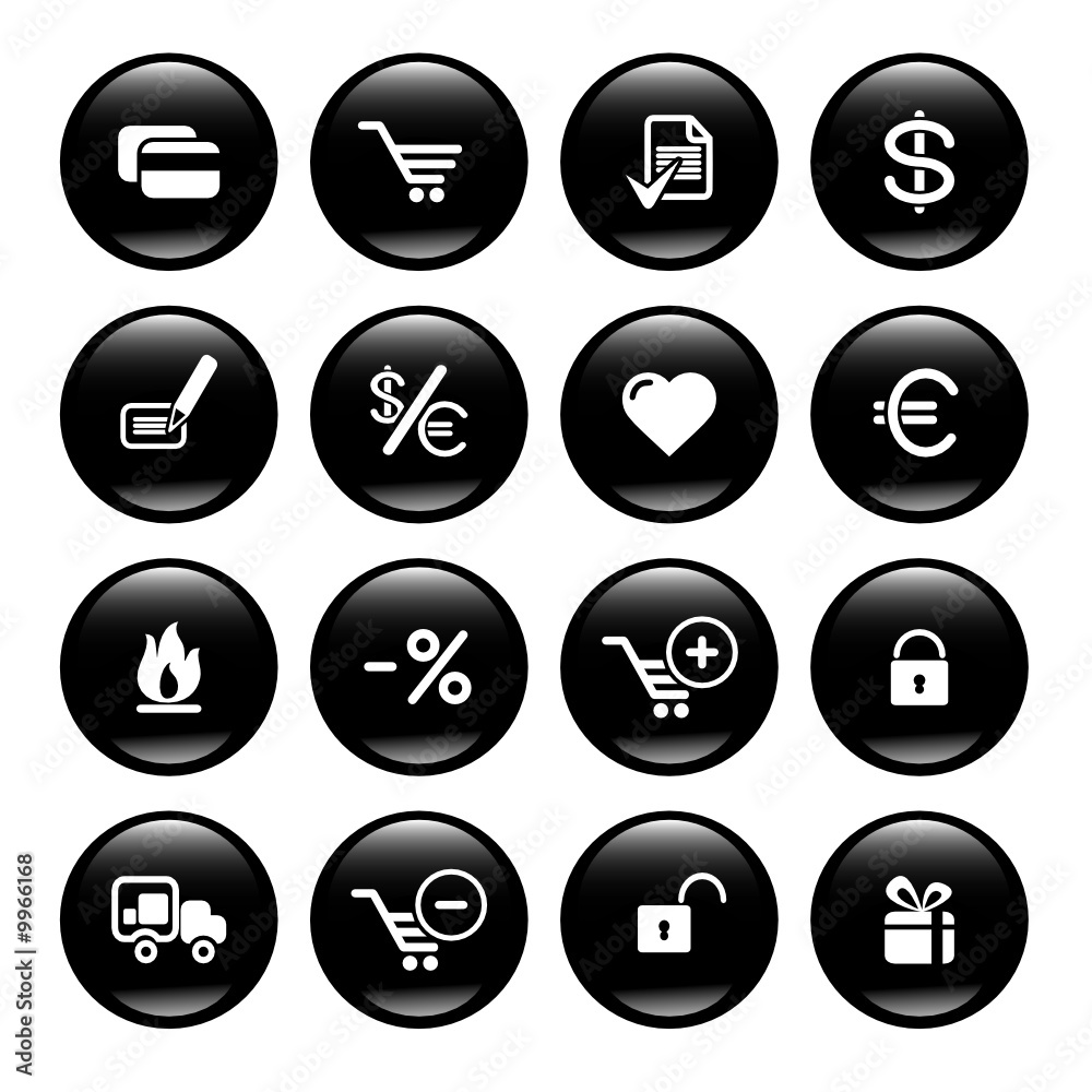 commerce icons commerce icons
