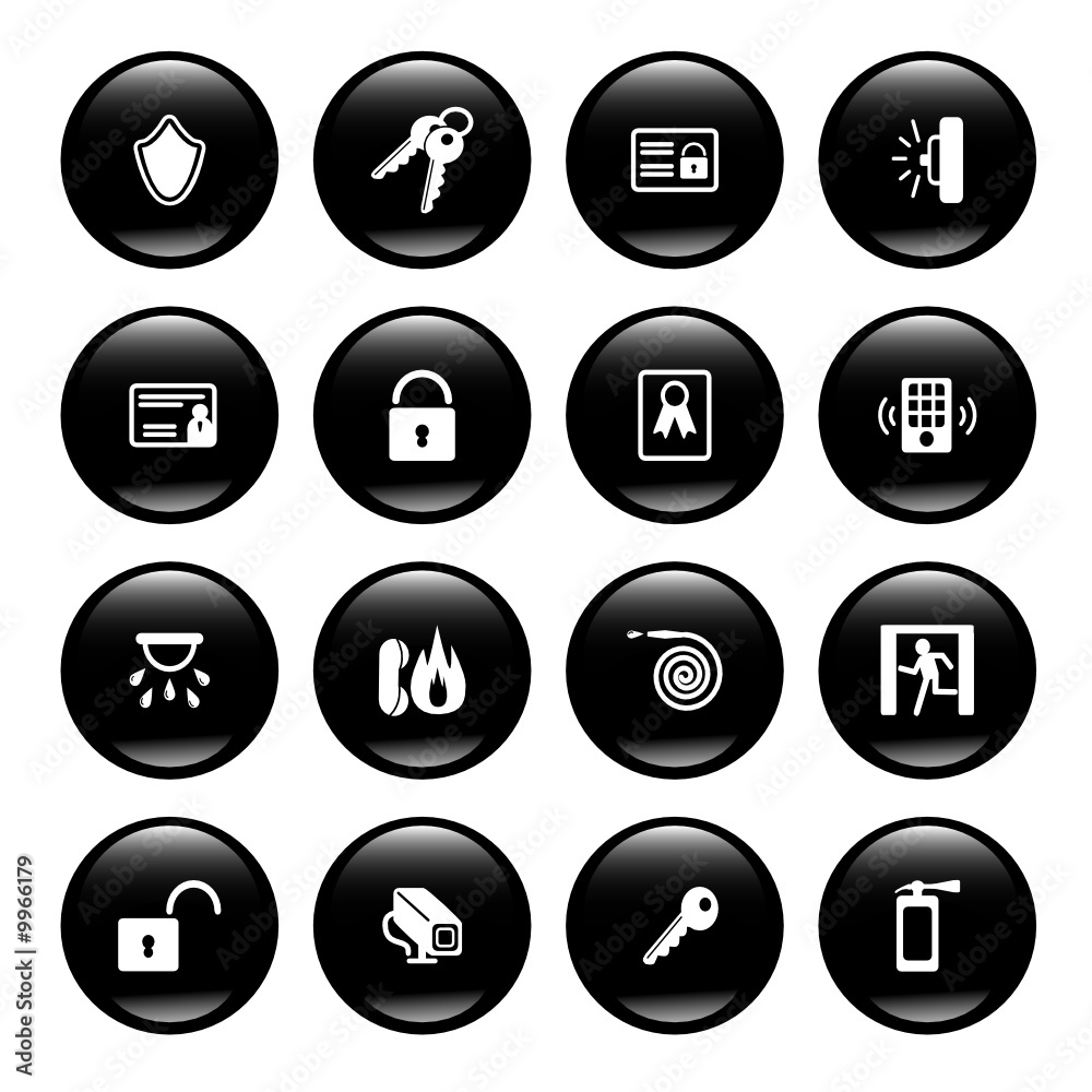 security icons security icons