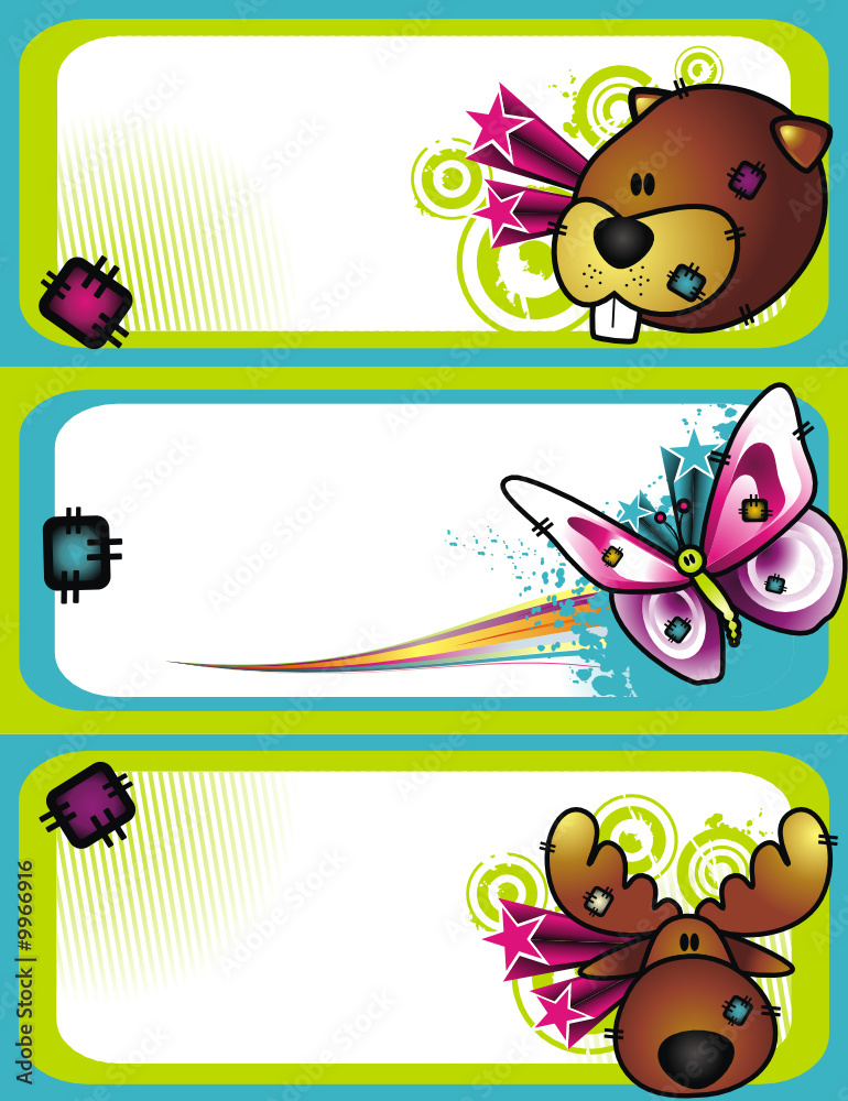 Fototapeta premium cartoon banner