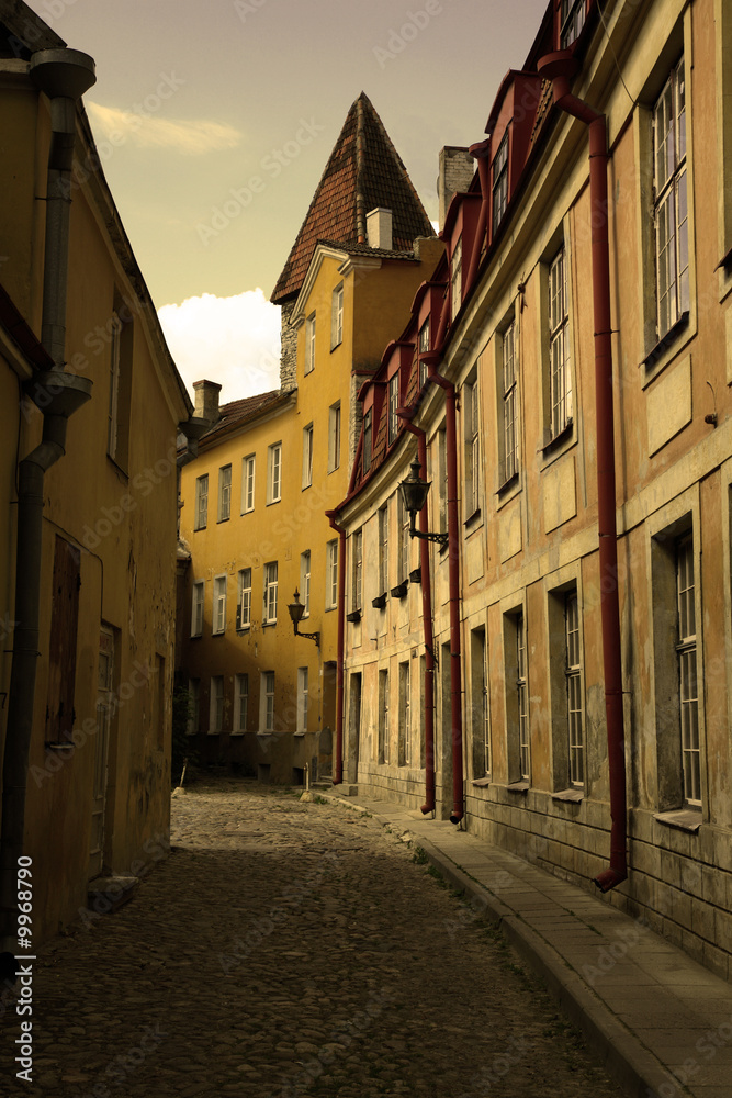 Central Europe, old town street