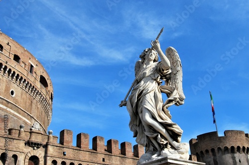 Angelo con la lancia (scultore Domenico Guidi)