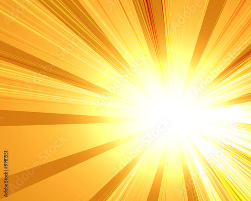abstract rays on a soft yellow background