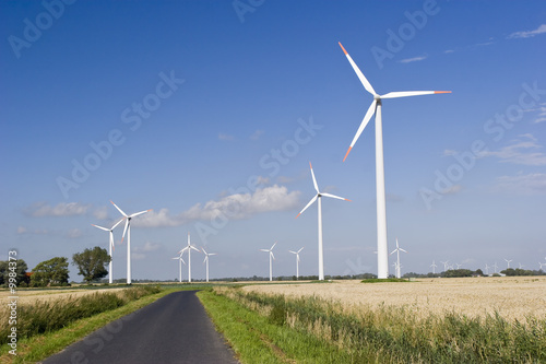 Windradpark an der Nordsee