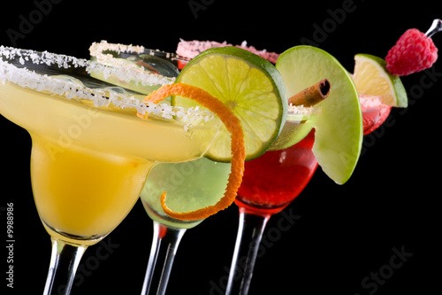 Three Margaritas - apple, orange and raspberry #9988986