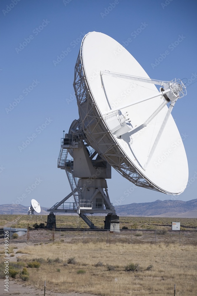 VLA radio telescope antenna in New Mexico