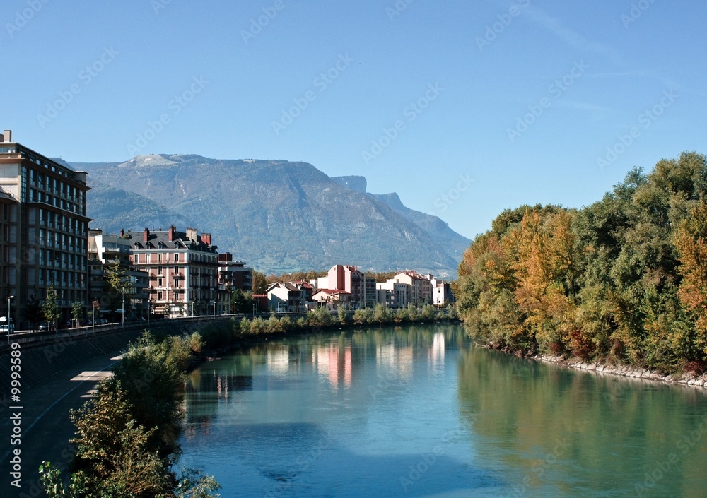 L'Isère à Grenoble
