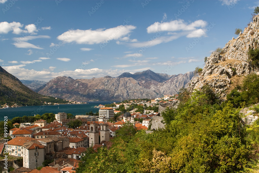 View of old town Kotor, Montenegro