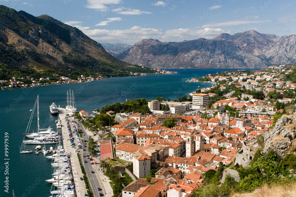 Kotor — an old town in Kotor bay, Montenegro.