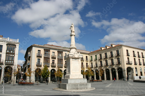 Plaza Santa Teresa (Saint Theresa) in Avila, Castilla, Spain photo