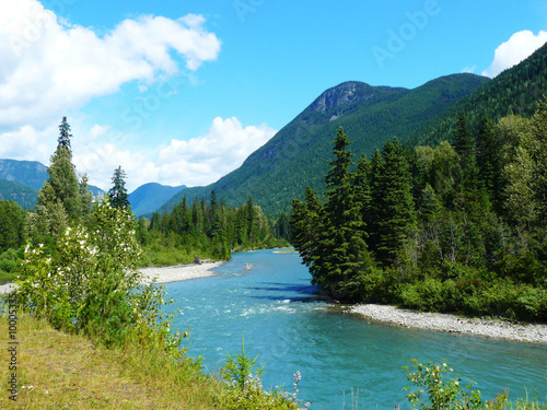 River in Mountains