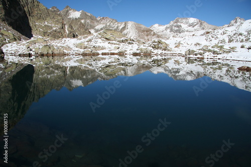 Reflet dans le lac de Fremamorta