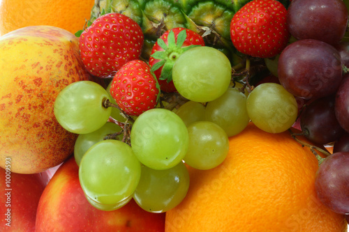 Colorful  fresh fruit for background.