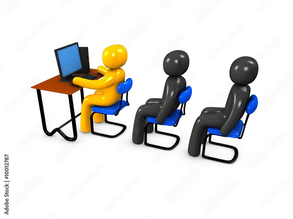 3d image, conceptual Waiting user 3d image, conceptual Waiting user