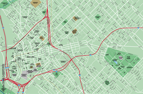 Dallas, TX Map