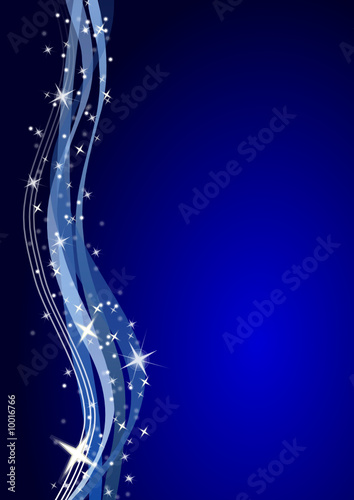 blue merry christmas background