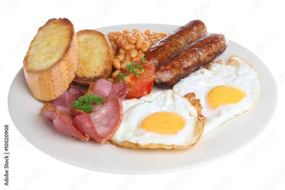 Full English fried breakfast Full English fried breakfast
