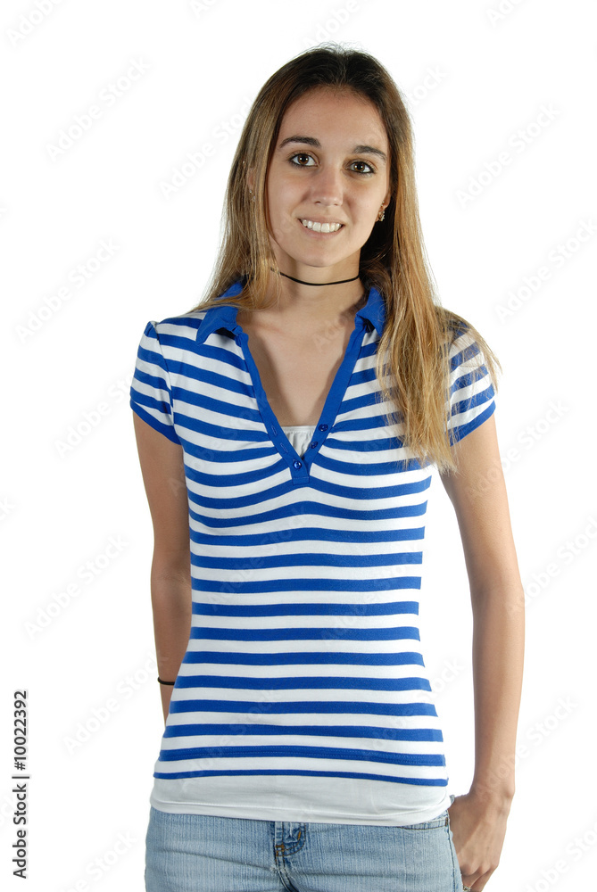 Portrait of beautiful young model. Portrait of beautiful young model.