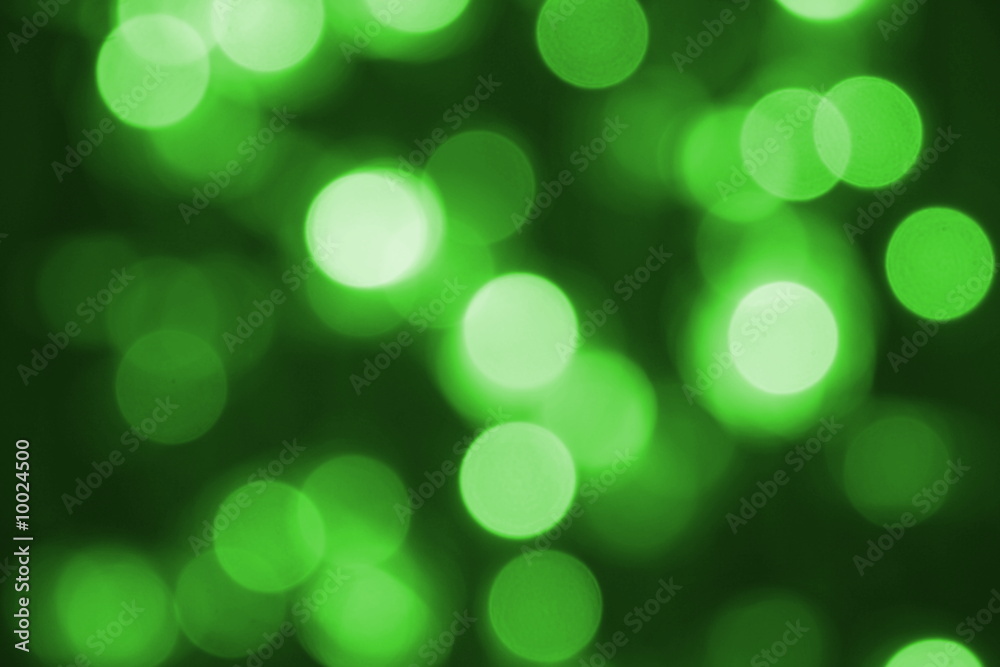 Green Glowing Christmas light as background Green Glowing Christmas light as background
